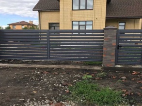 Забор жалюзи 72 метра фото в Электростали